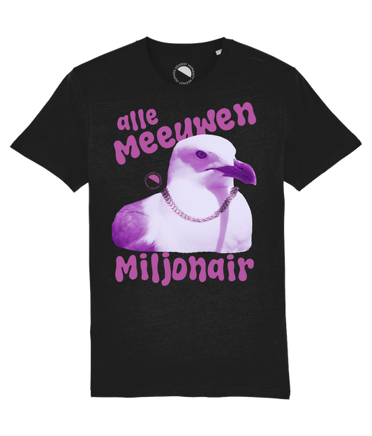 Humans Against Humanity - Alle Meeuwen Miljonair t-shirt (zwart)