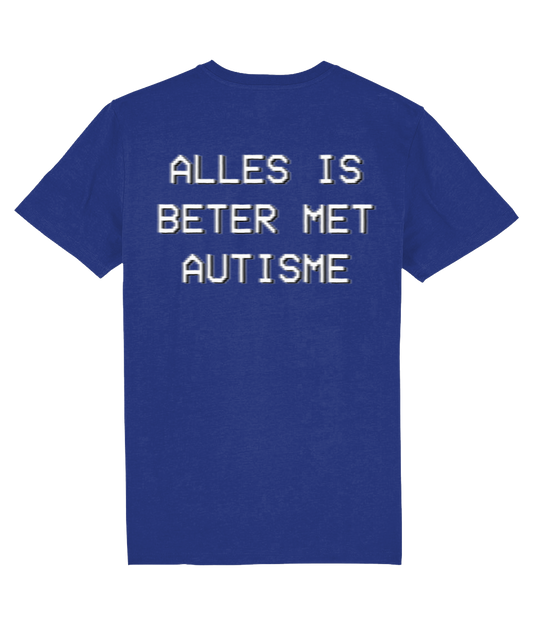 Alles Is Beter Met Autisme t-shirt (blauw)