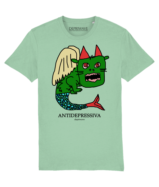 Antidepressiva t-shirt (lichtgroen)