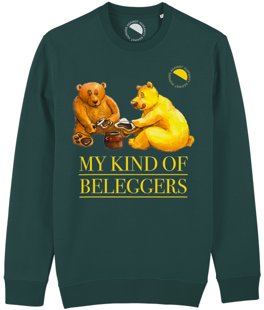 Humans Against Humanity - Beleggers sweater (groen)