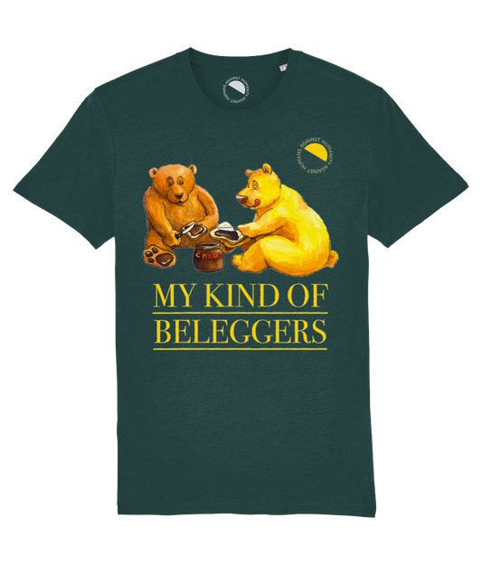 Humans Against Humanity - Beleggers t-shirt (groen)