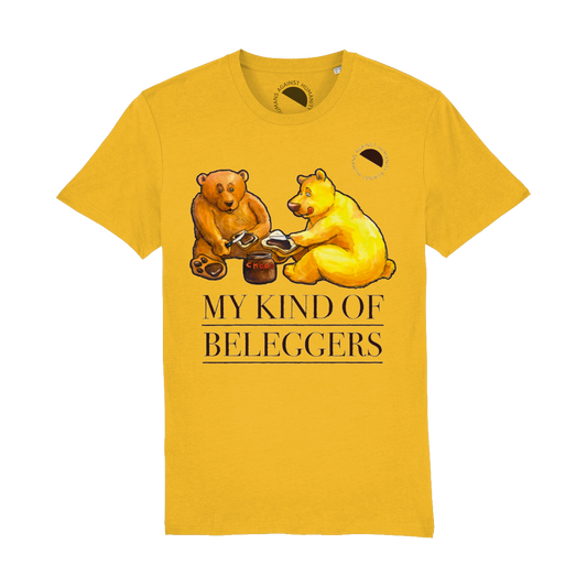 Humans Against Humanity - Beleggers t-shirt (geel)