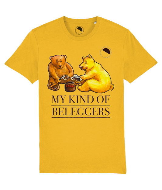 Humans Against Humanity - Beleggers t-shirt (geel)