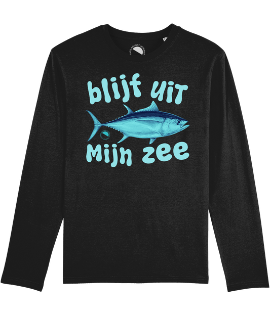 Humans Against Humanity - Blijf Uit Mijn Zee longsleeve (zwart)