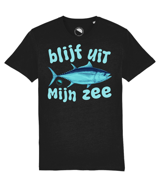 Humans Against Humanity - Blijf Uit Mijn Zee t-shirt (zwart)