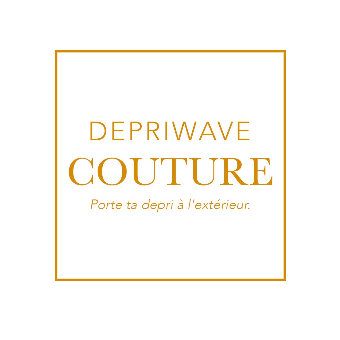 Depriwave Couture - Logo t-shirt