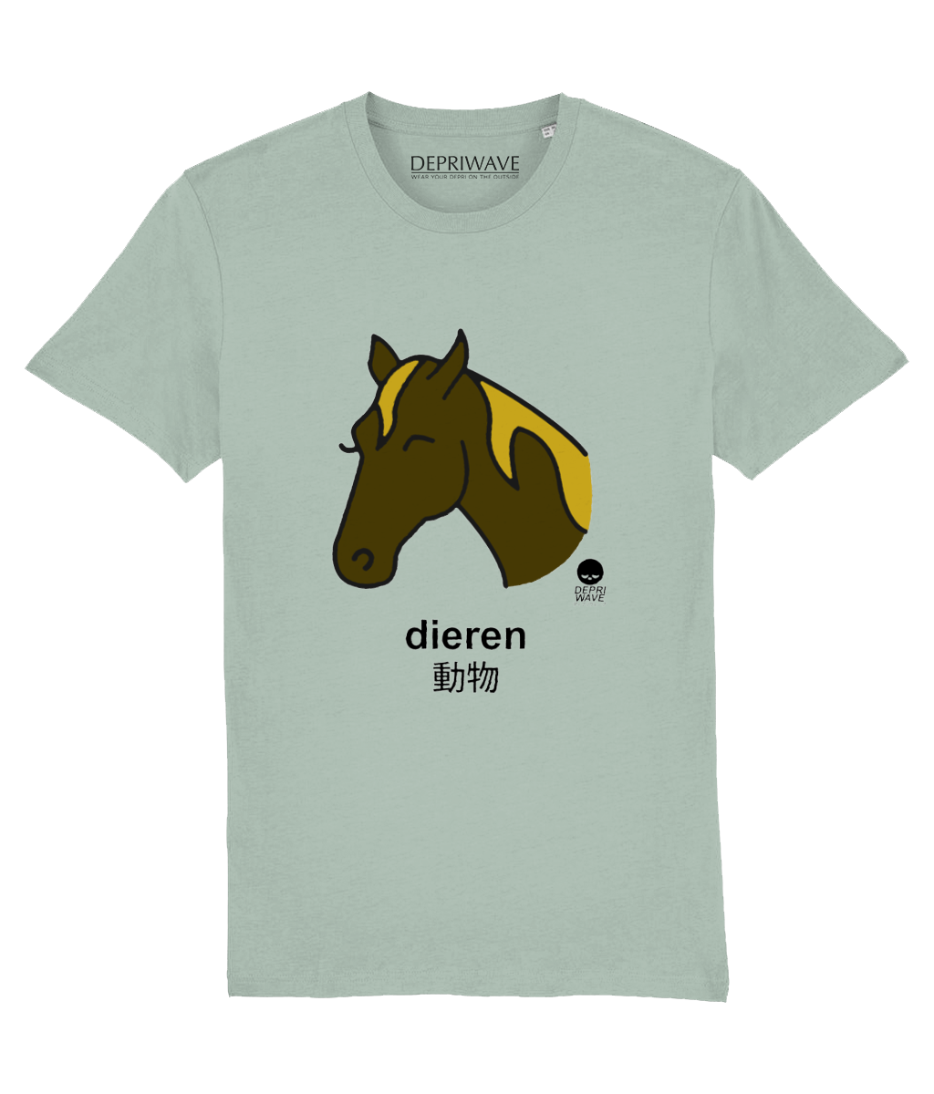 Dieren t-shirt (groen)