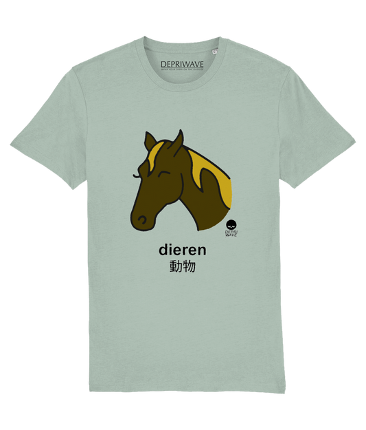 Dieren t-shirt (groen)
