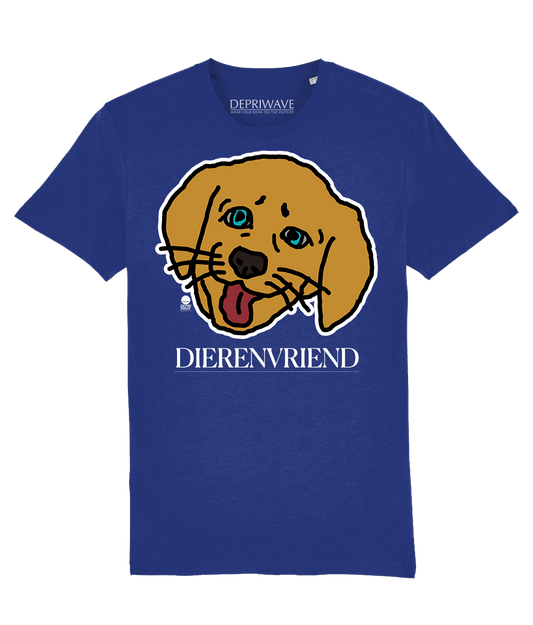 Dierenvriend t-shirt - blauw