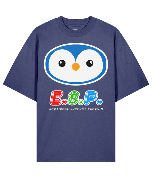 Emotional Support Penguin t-shirt (grijsblauw)