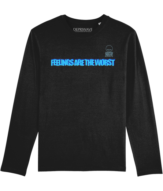 Feelings Are The Worst longsleeve (zwart)