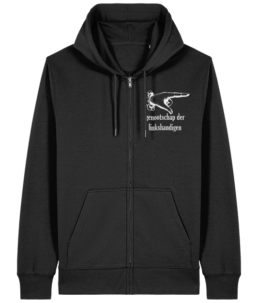 Genootschap der Linkshandigen hoodie (zwart)