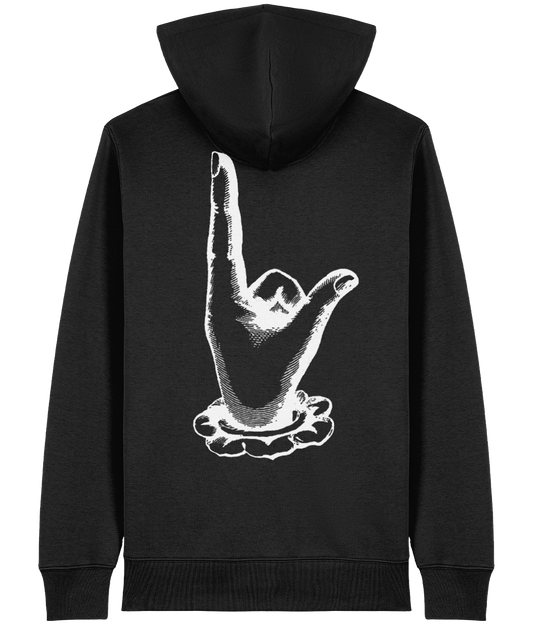 Genootschap der Linkshandigen hoodie (zwart)