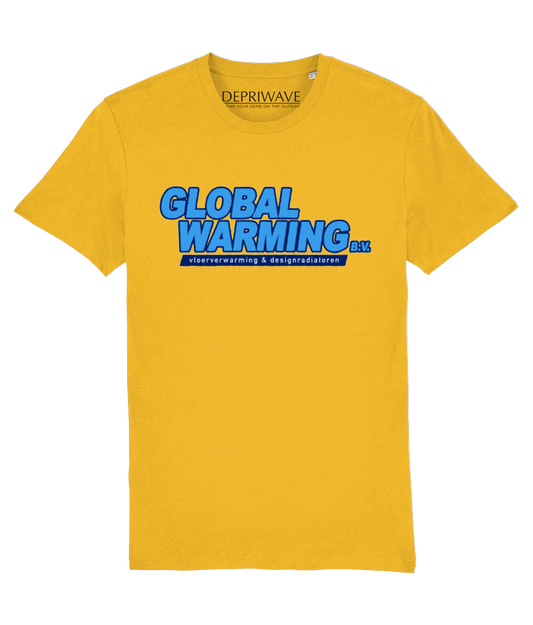 Global Warming BV t-shirt (geel)