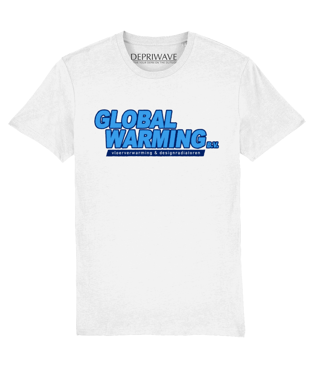 Global Warming BV t-shirt wit