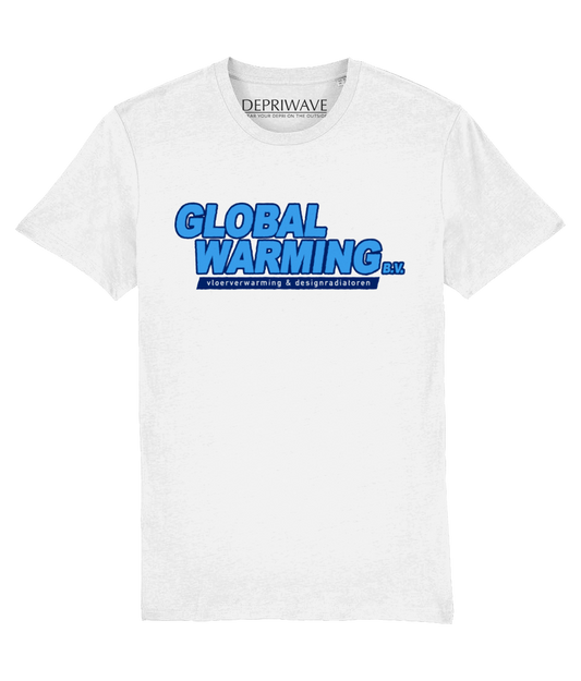 Global Warming BV t-shirt (wit)