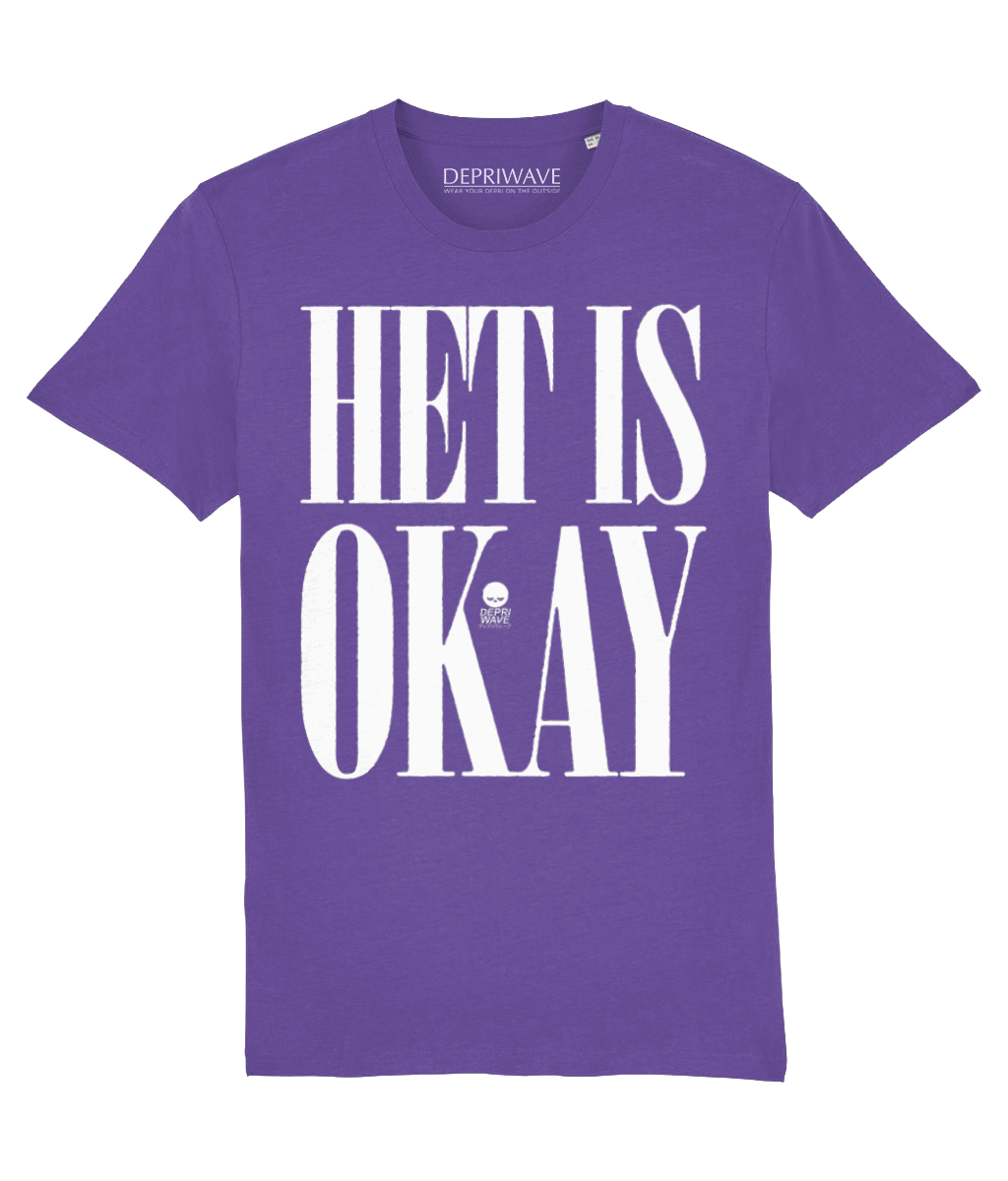 Het Is Okay t-shirt (paars)