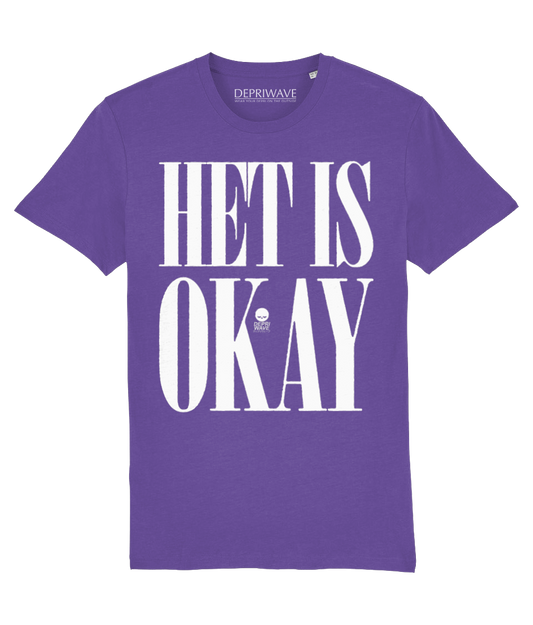 Het Is Okay t-shirt (paars)