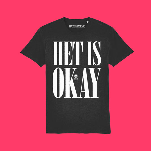 Het Is Okay t-shirt (zwart)