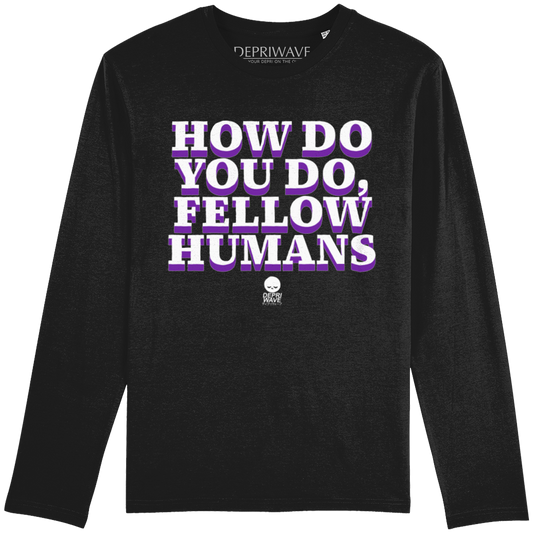How Do You Do - longsleeve zwart