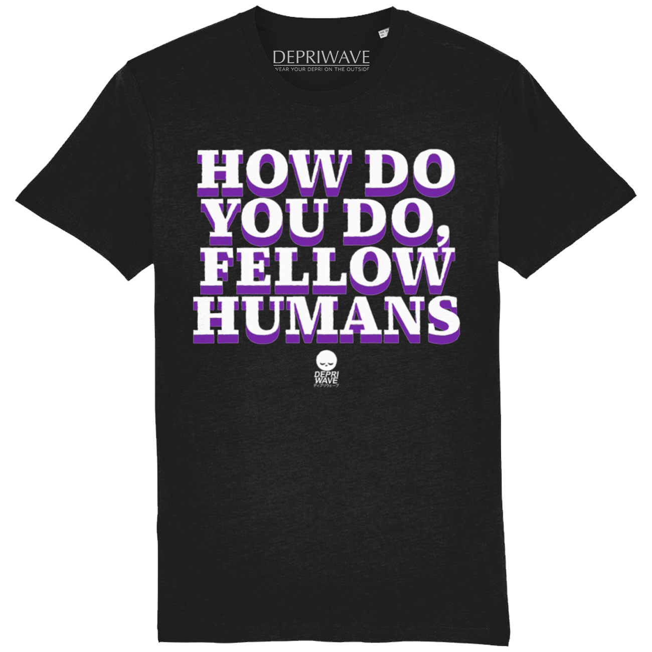 How Do You Do t-shirt (zwart)