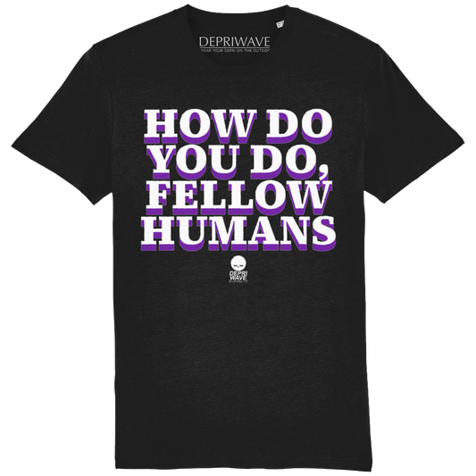 How Do You Do t-shirt (zwart)