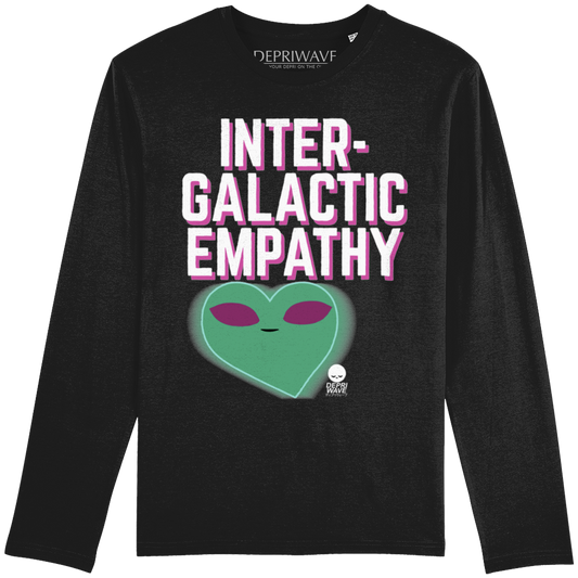 Intergalactic Empathy - longsleeve zwart