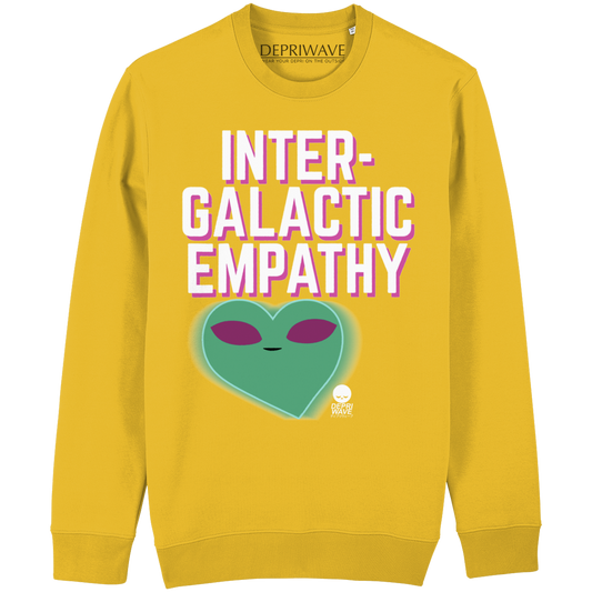 Intergalactic Empathy - sweater geel