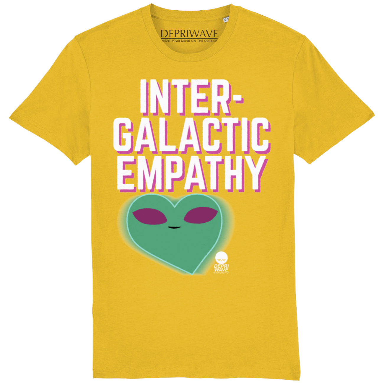 Intergalactic Empathy t-shirt (geel)