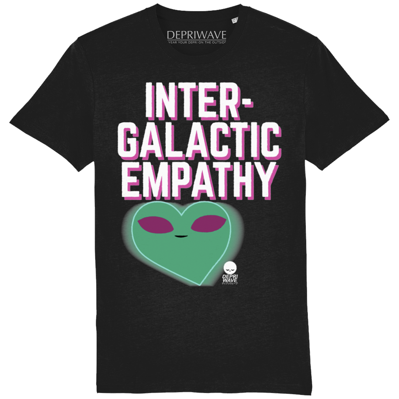 Intergalactic Empathy t-shirt (zwart)