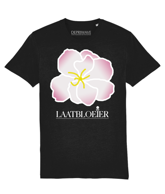 Laatbloeier t-shirt - zwart