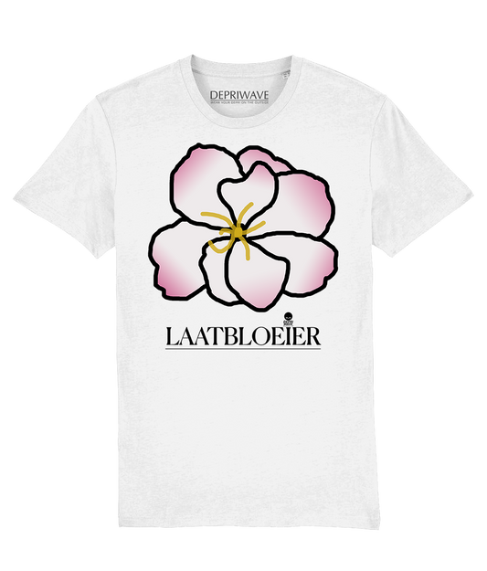 Laatbloeier t-shirt - wit