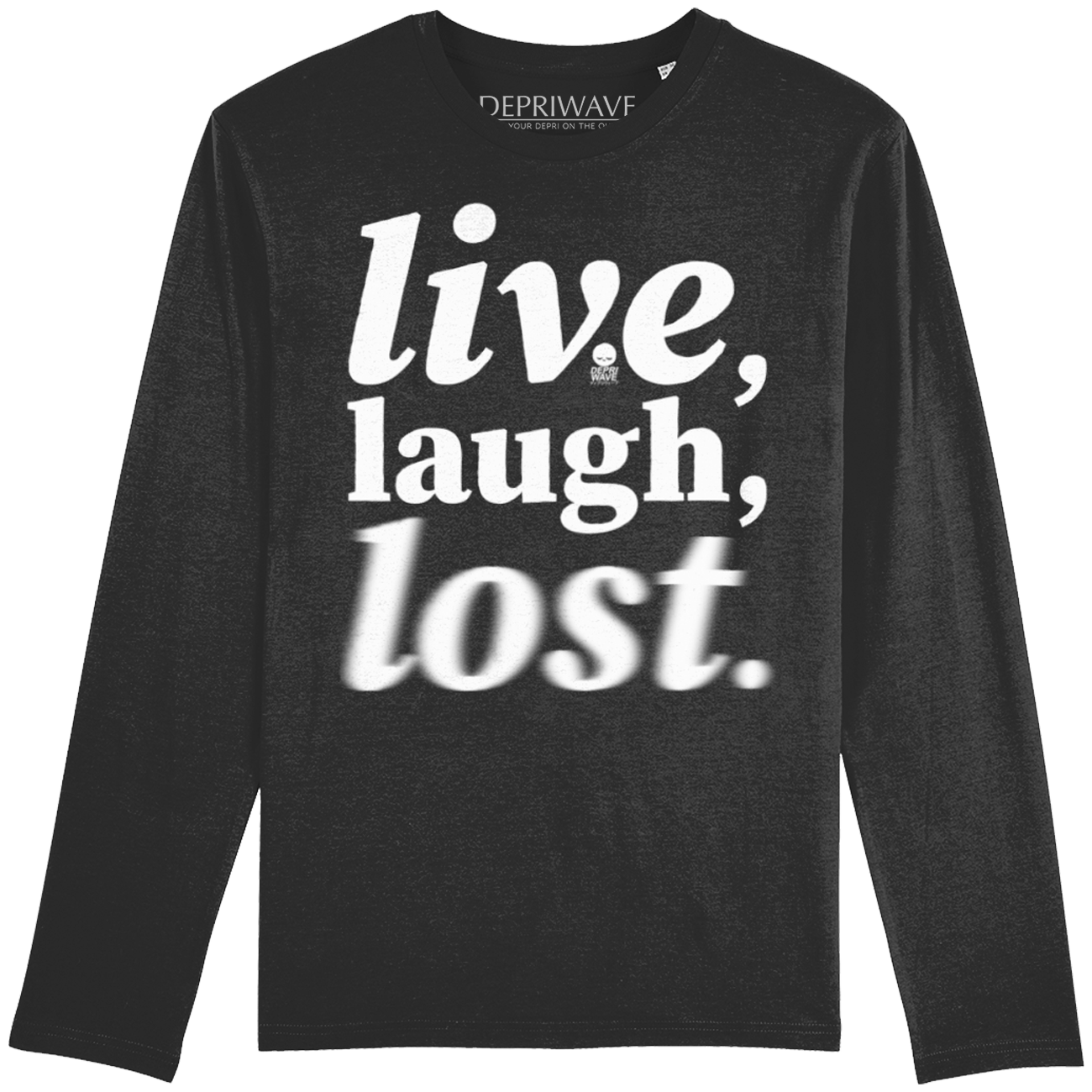 Live Laugh Lost - longsleeve zwart