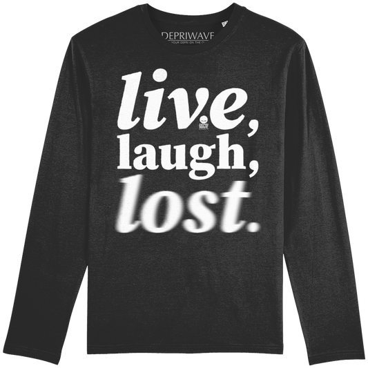 Live Laugh Lost - longsleeve zwart