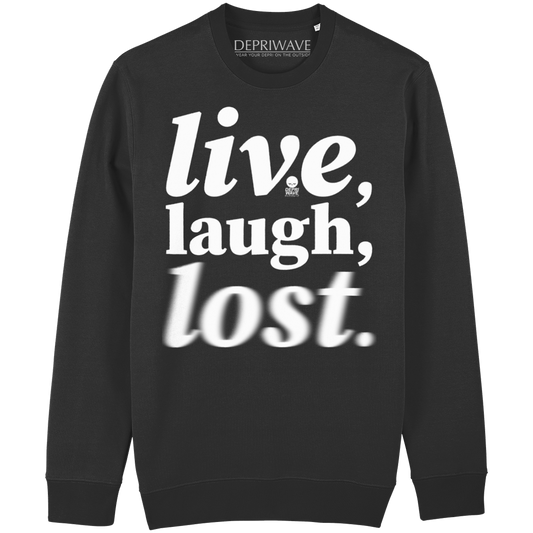 Live Laugh Lost - sweater zwart