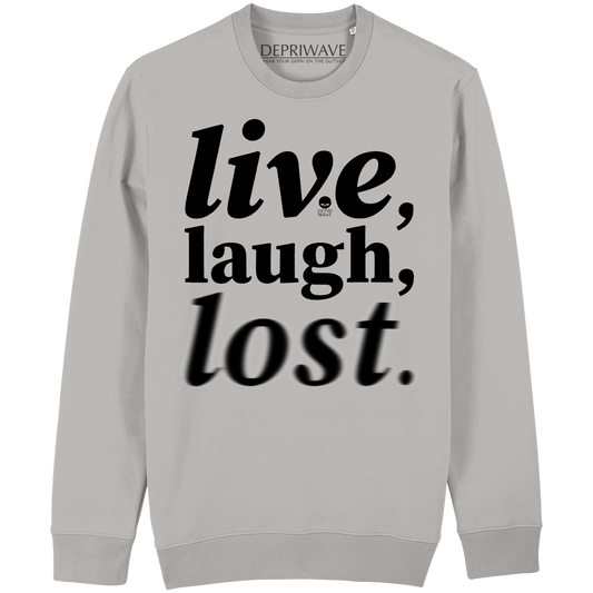 Live Laugh Lost - sweater grijs