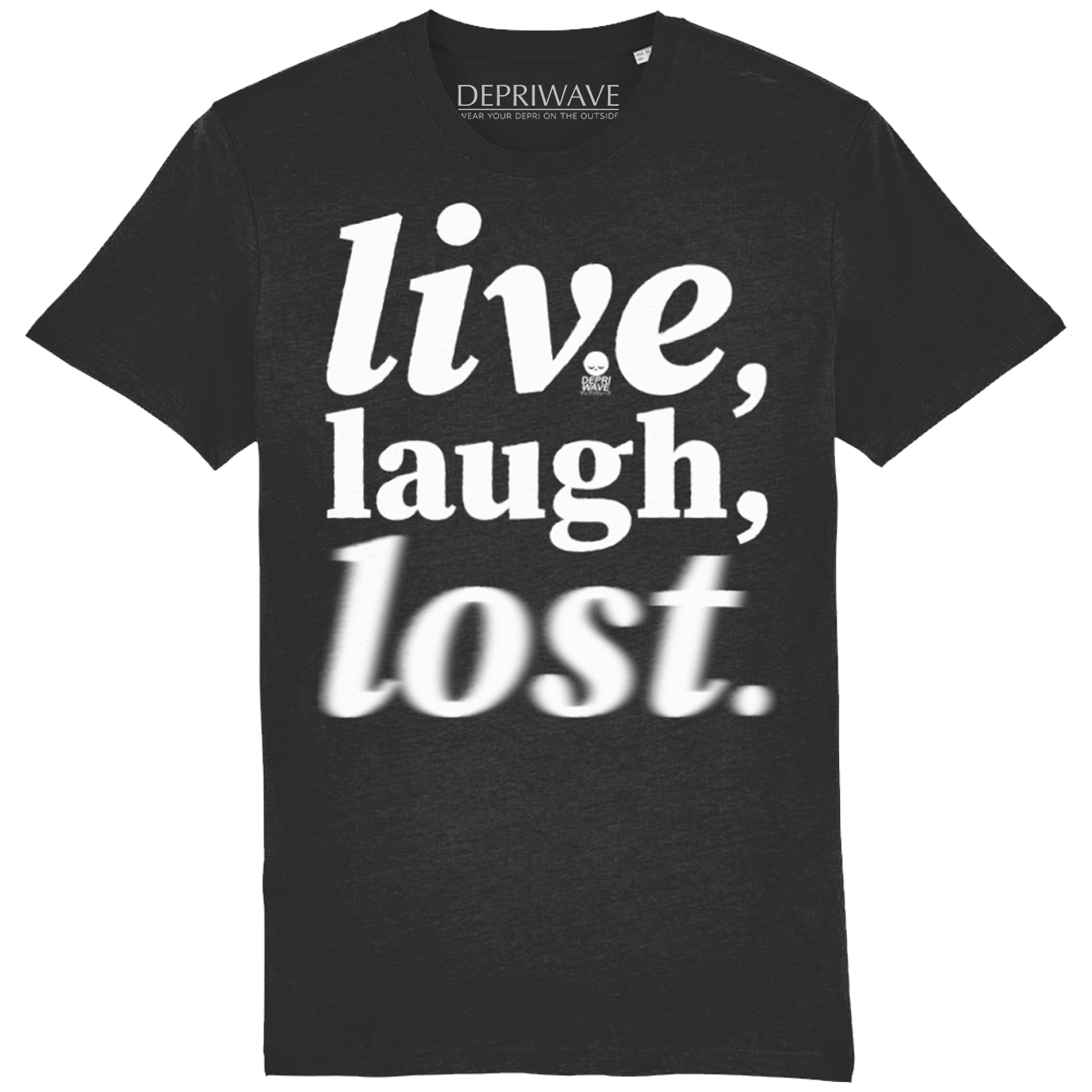 Live Laugh Lost t-shirt (zwart)