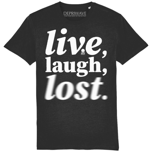 Live Laugh Lost t-shirt (zwart)