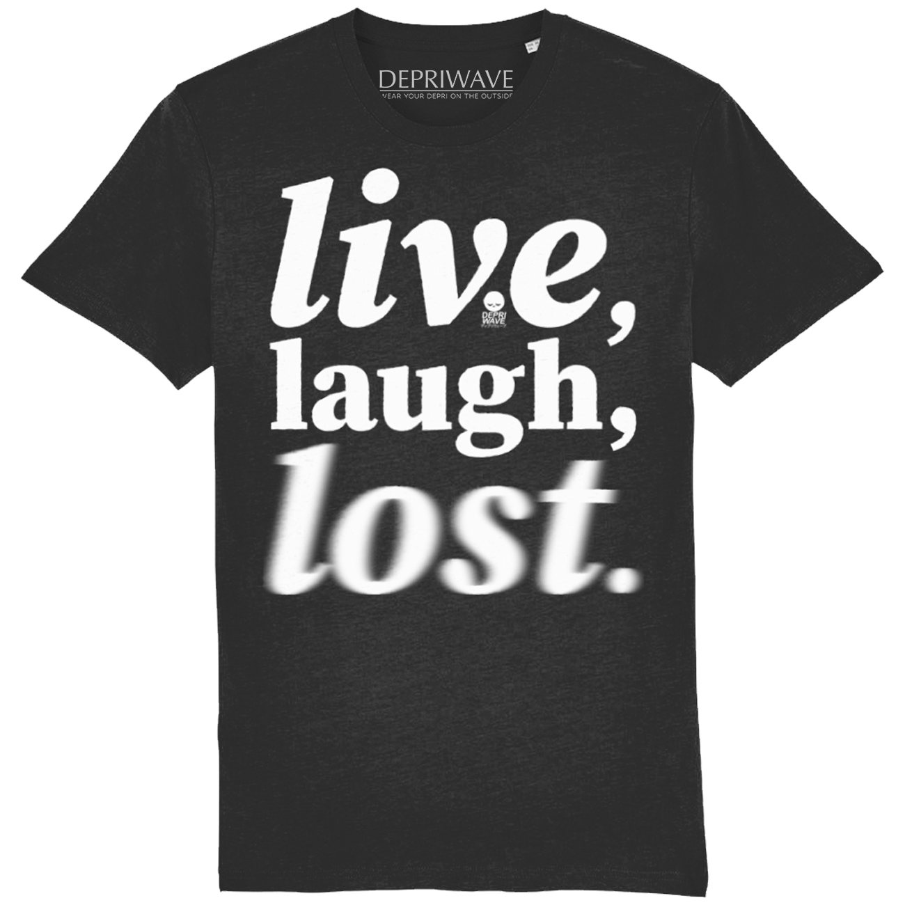 Live Laugh Lost - t-shirt zwart