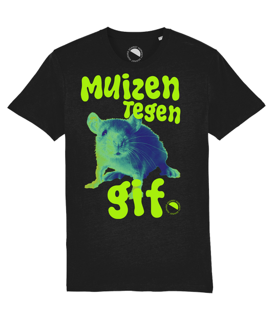 Humans Against Humanity - Muizen Tegen Gif t-shirt (zwart)