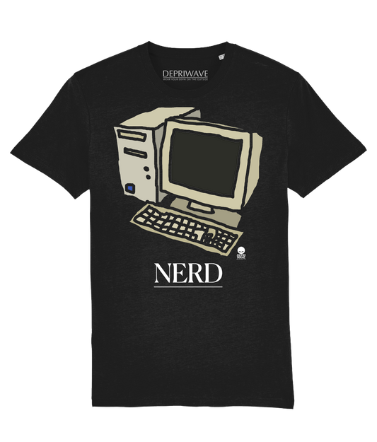 Nerd t-shirt - zwart