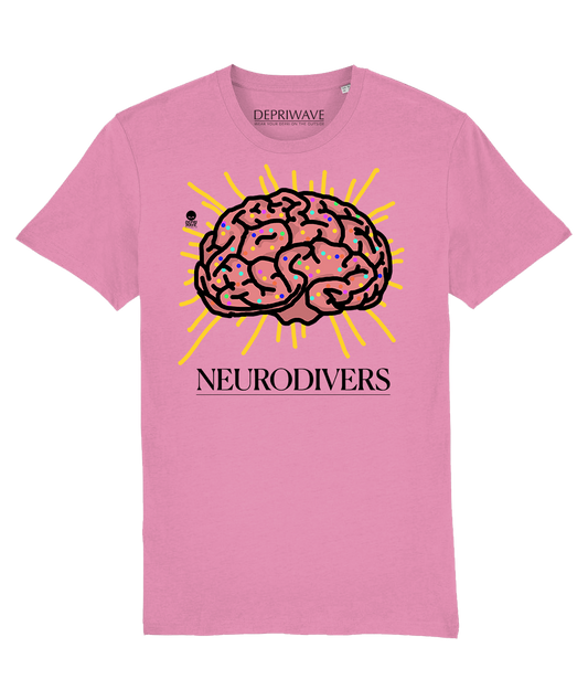 Neurodivers t-shirt - roze
