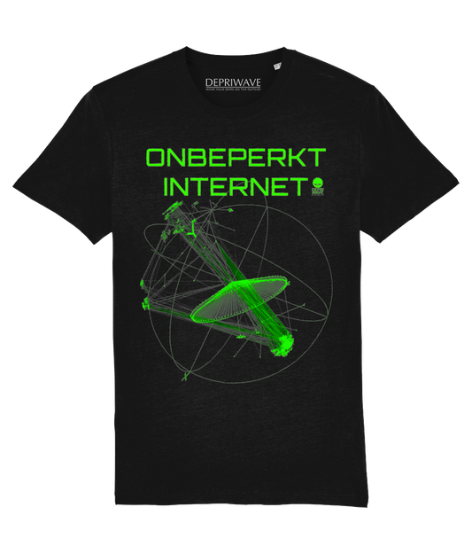 Onbeperkt Internet t-shirt (zwart)