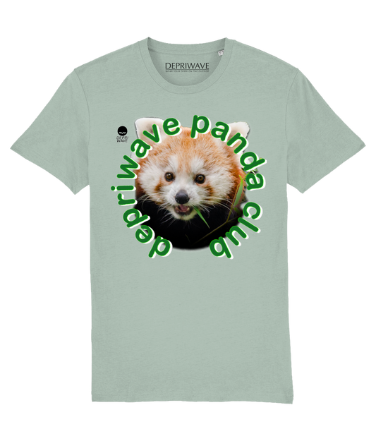 Depriwave Panda Club t-shirt (groen)