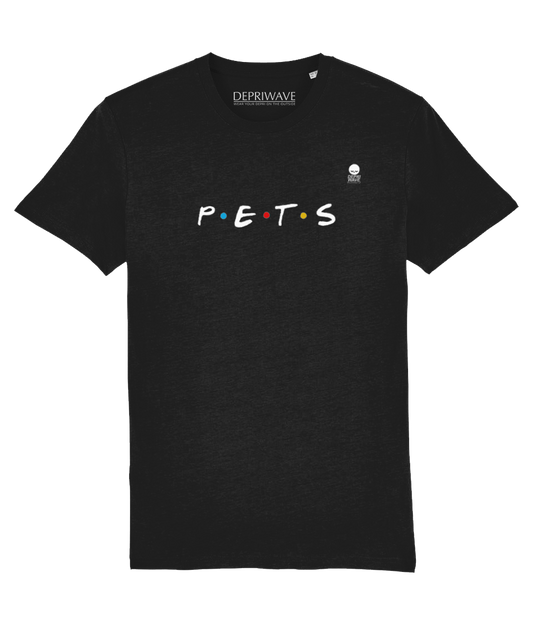 Pets t-shirt (zwart)