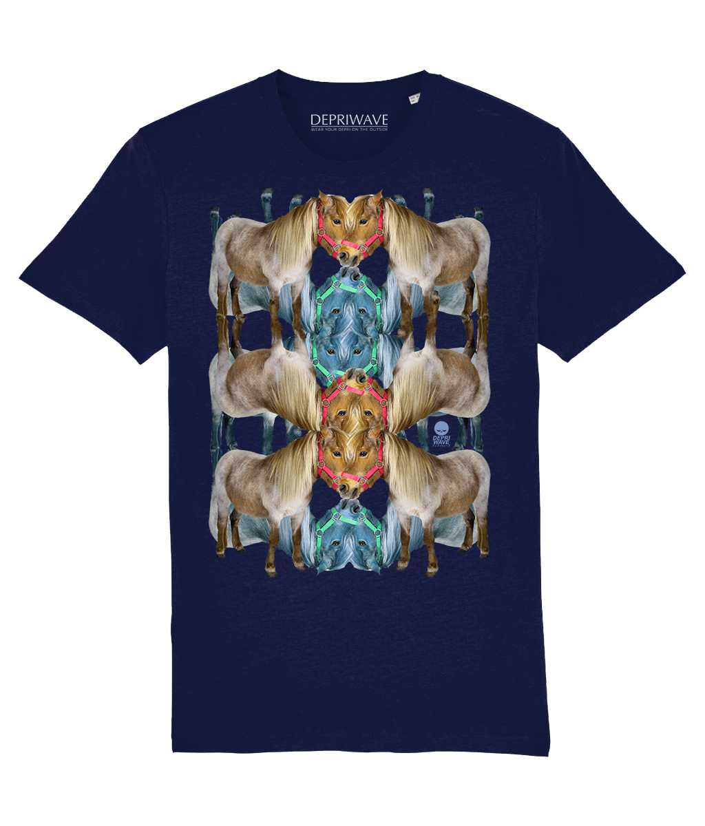 Goodbye Horses t-shirt - donkerblauw