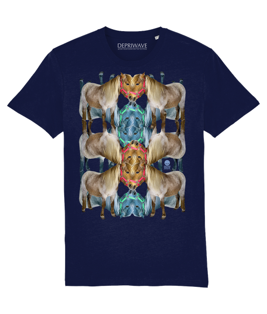 Goodbye Horses t-shirt - donkerblauw