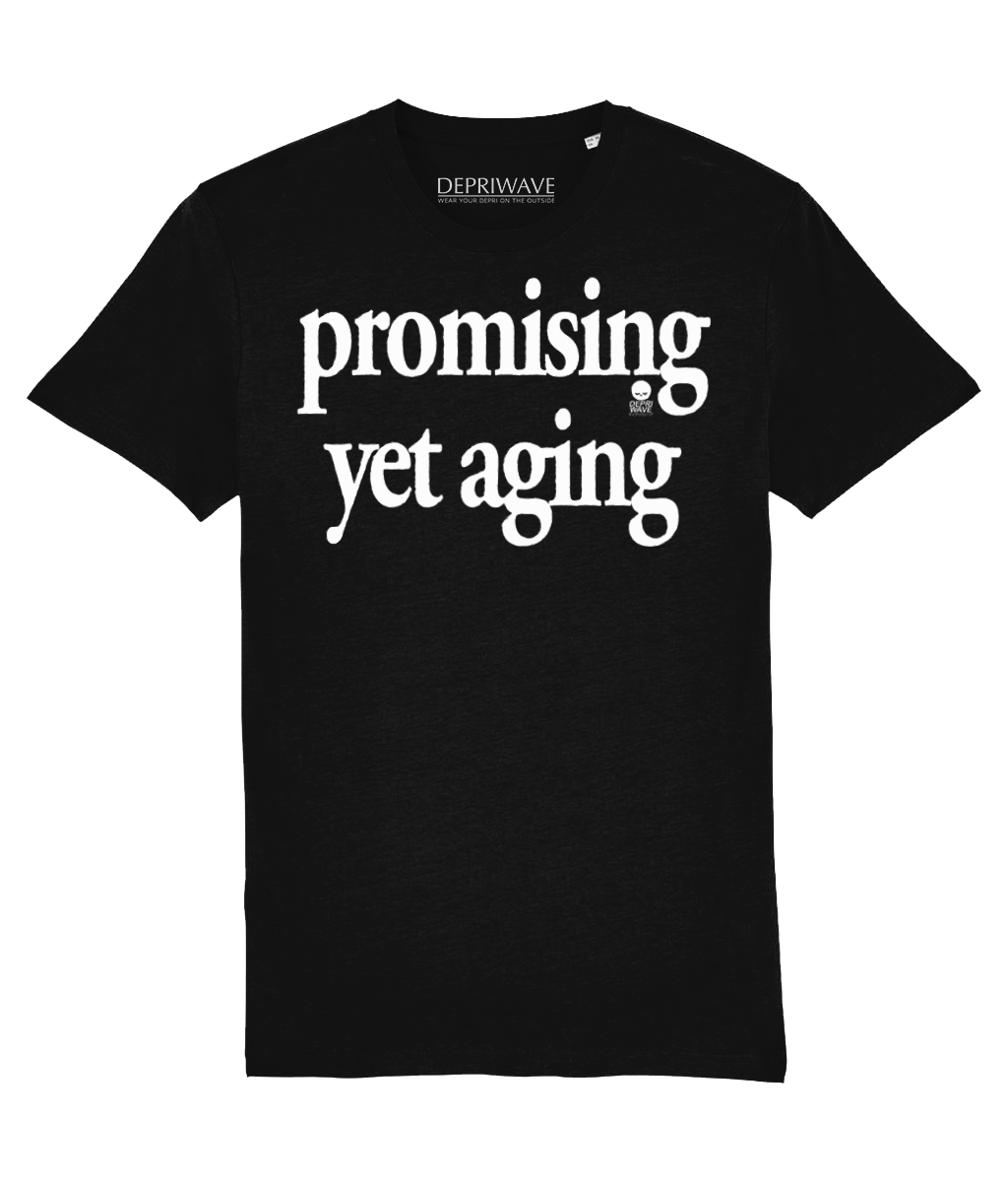 Promising Yet Aging t-shirt (zwart)