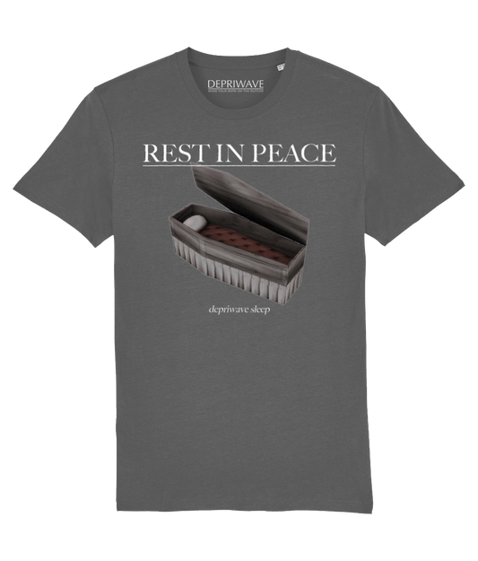 Depriwave Sleep - Rest In Peace t-shirt (grijs)