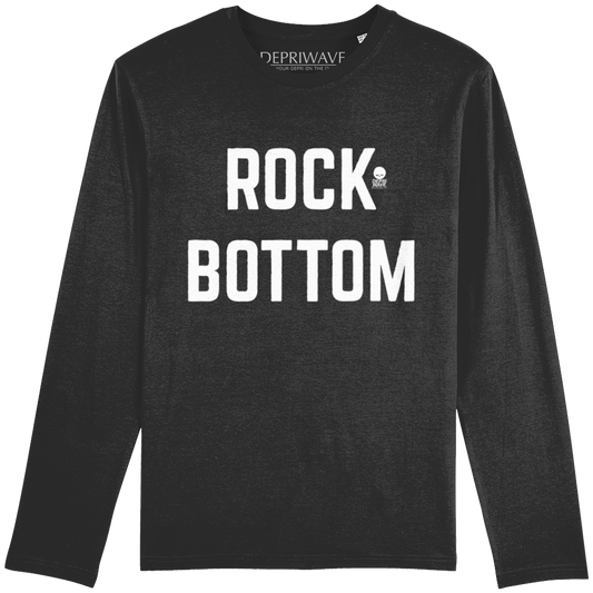 Rock Bottom - longsleeve zwart